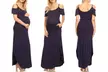White Mark Women's Maternity 'Reta' Maxi Dress. Plus Sizes Available. - Second Medium