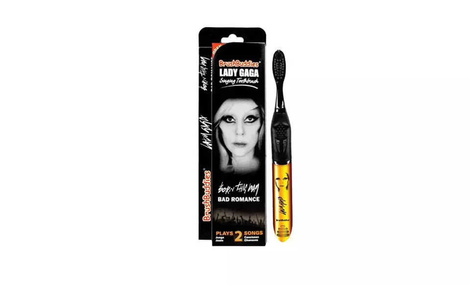 Brush Buddies Lady Gaga Singing Toothbrush. 2 Set Lists Available. - Second Medium
