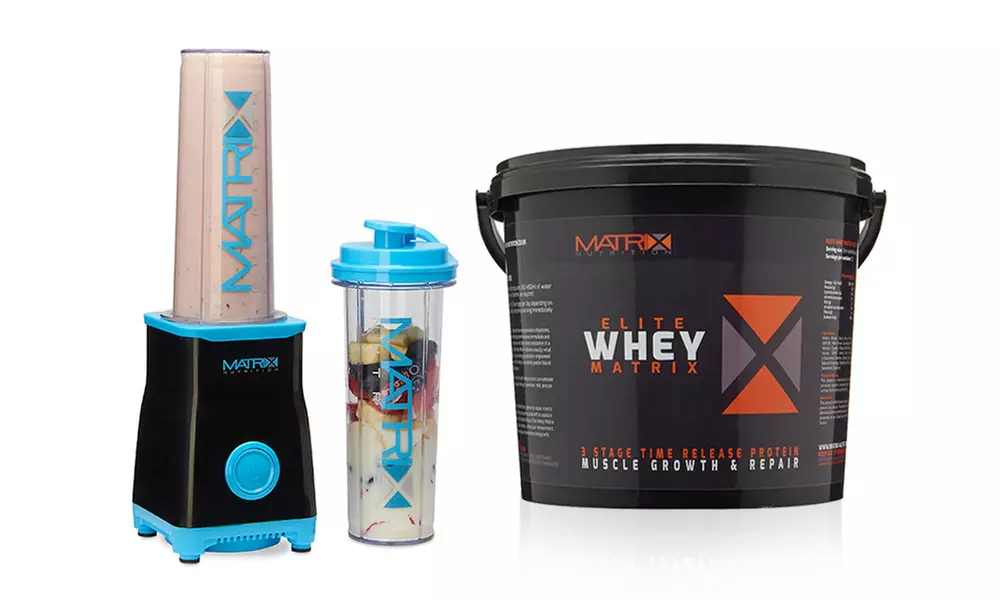Matrix Blender and 2.25kg Protein Powder for £36.98 With Free Delivery (Up to 70% Off) - Primary Image