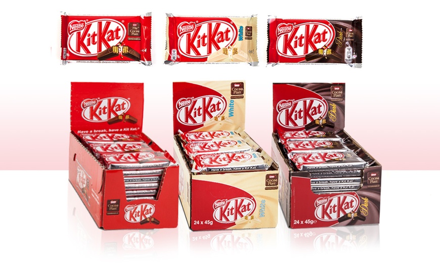 Image 1: 24 Nestlé Kit Kat Four-Fingers