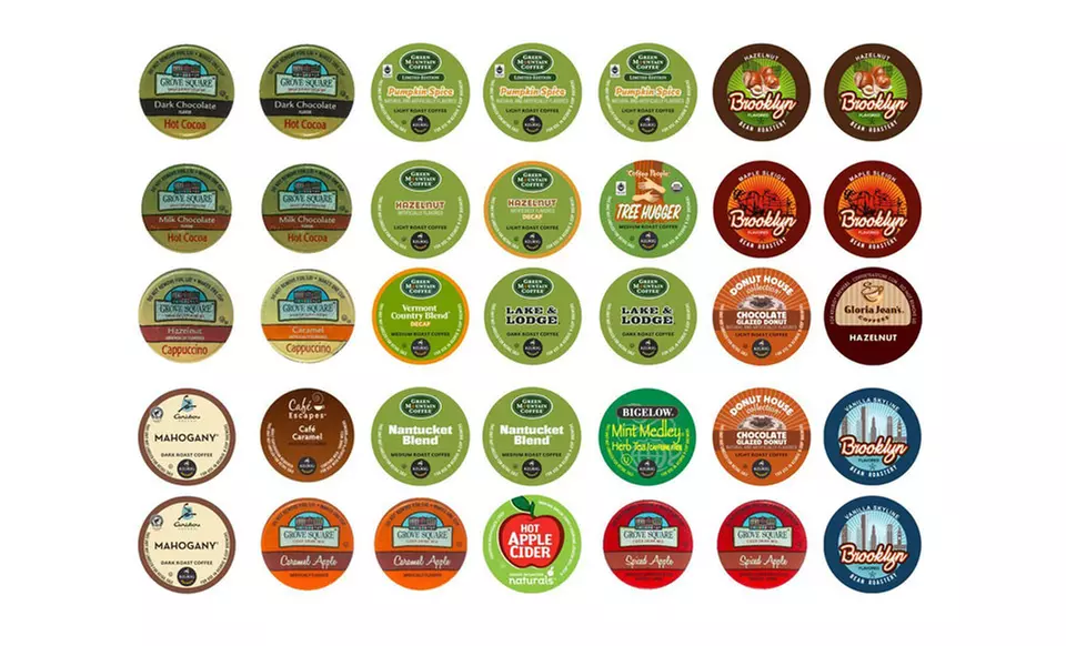 Crazy Cups Flavored 35-Count Single-Serve Coffee Cartridge Sampler Pack ($44.95 List Price). Free Shipping. - Primary Image