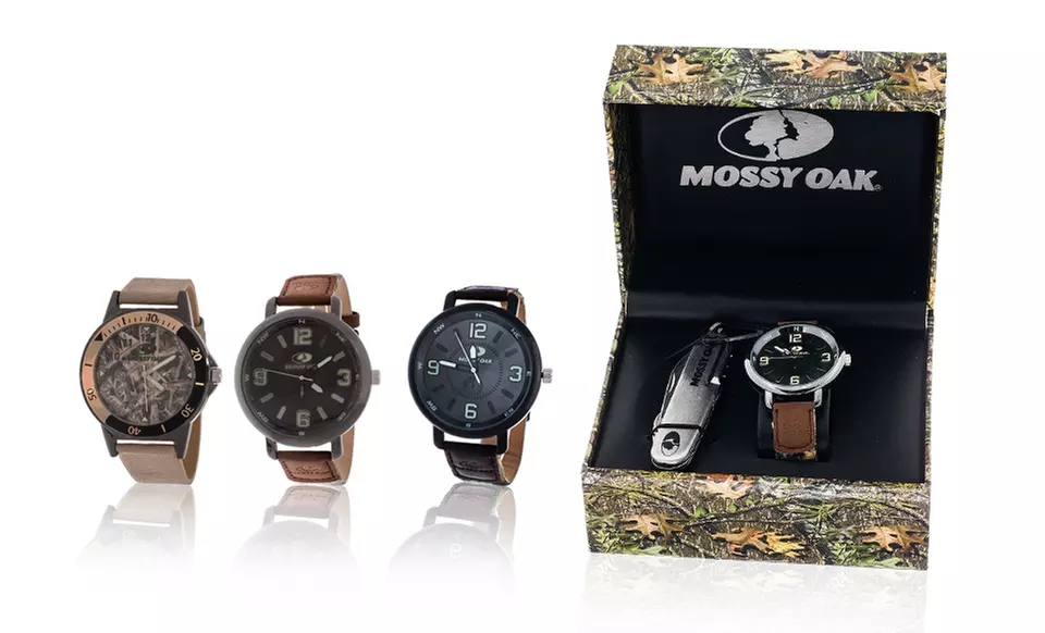 Mossy Oak Watch and Knife Sets. Multiple Styles Available. Free Returns. - Primary Image