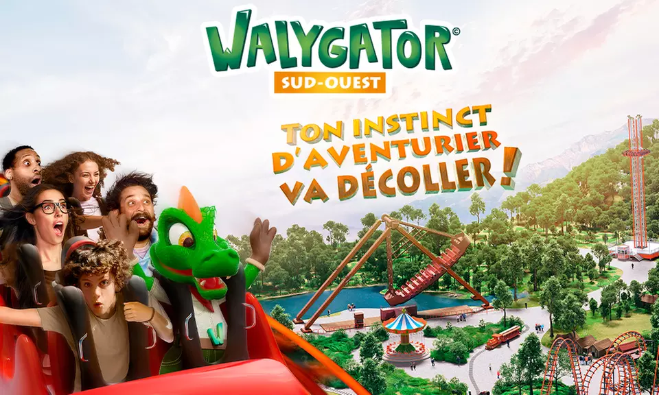 1 entrée adulte/enfant au parc Walygator Sud Ouest (30% de réduction) - Primary Image
