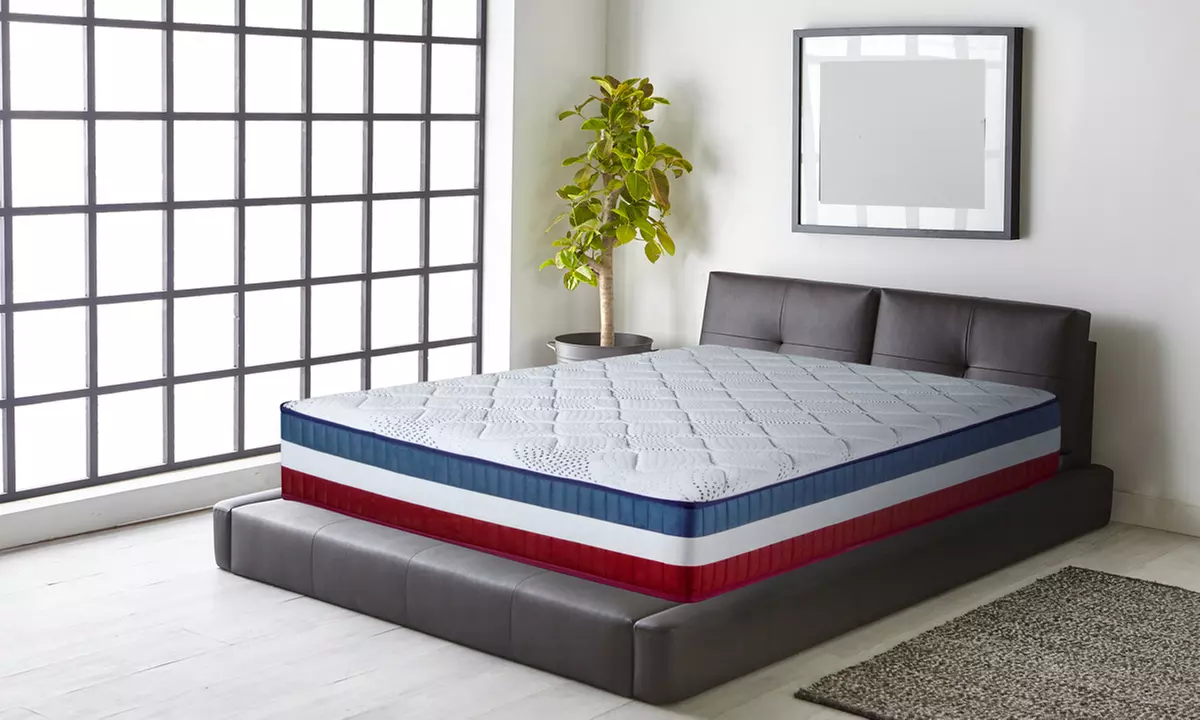 Matelas Triomphe Bi-confort, fermeté au choix, réversible, 28cm, marque Nupsia Prestige, Fabriqué en France - Primary Image