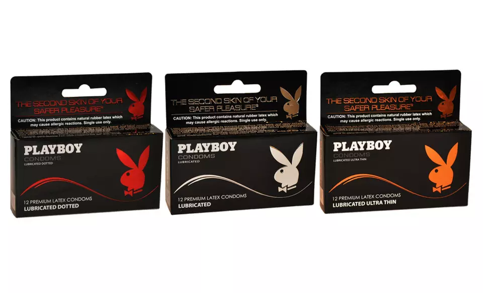$18.99 for a Variety Pack of 36 Playboy Condoms ($28.99 List Price). Free Shipping. - Primary Image
