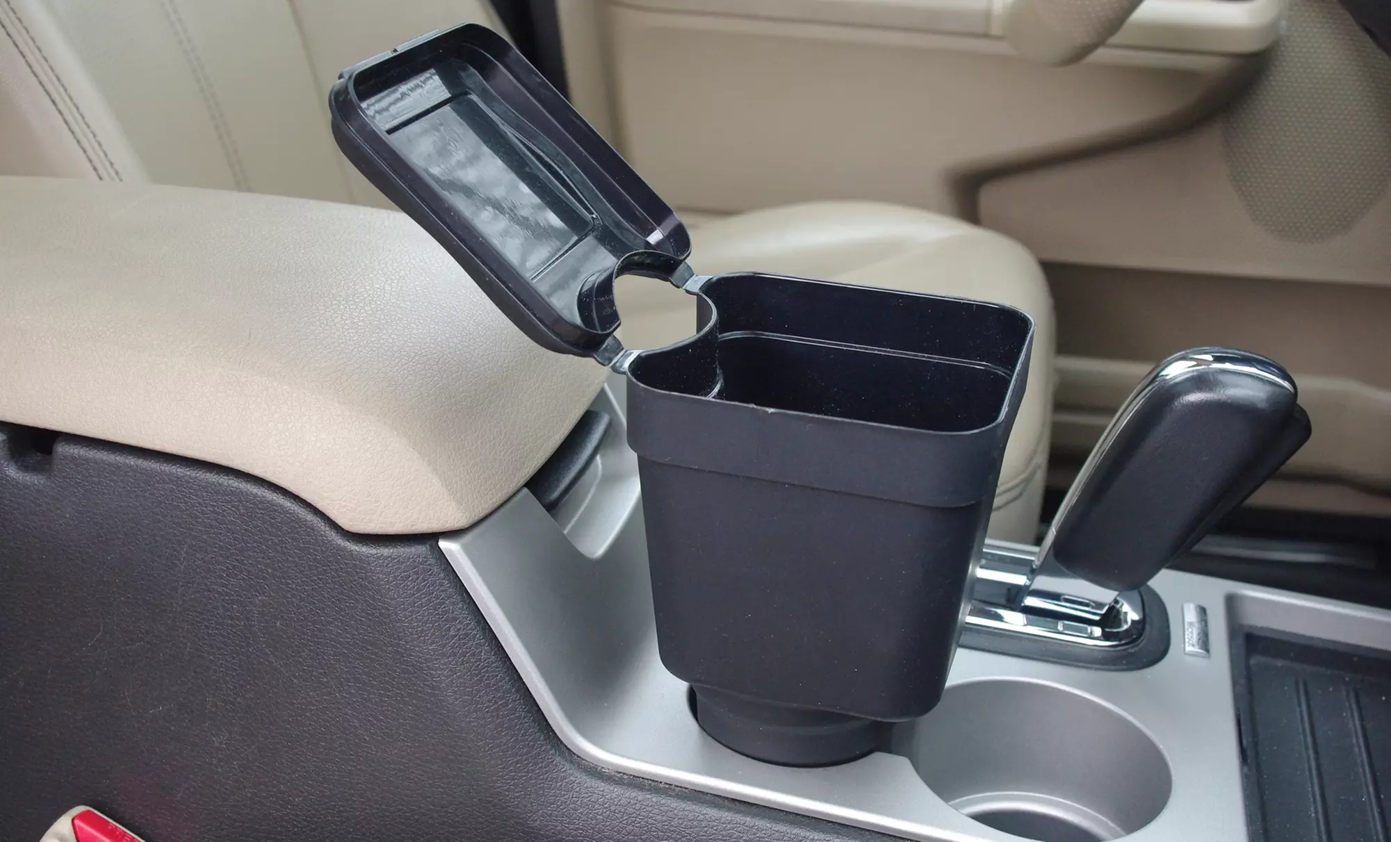 Cup Holder Trash Can - Primary Image