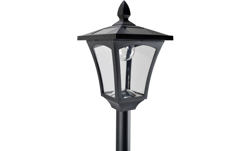 Outdoor Garden Solar Post Lamp | Groupon