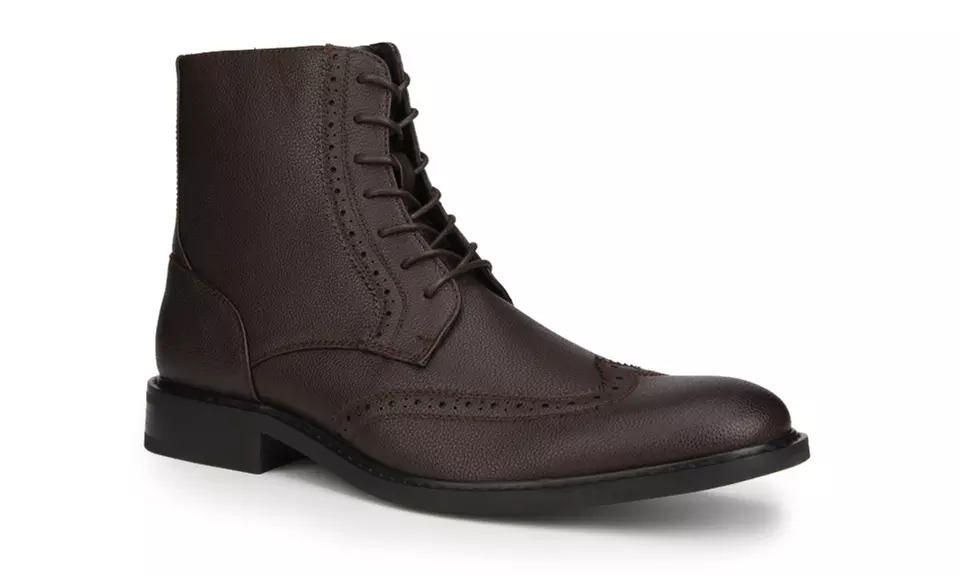 Kenneth Cole Unlisted Men's Leather Boots (Sizes 10.5, 11, 13) - Primary Image