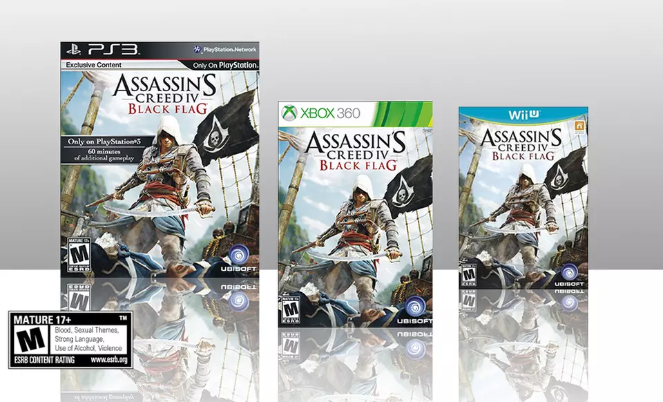 Assassin's Creed IV: Black Flag for Nintendo Wii U, PlayStation 3, or Xbox 360. Free Returns. - Primary Image
