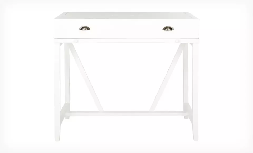 $139.99 for a Wyatt Writing Desk with a Pullout Table in Black or White ($282.99 List Price). Free Shipping. - Second Medium