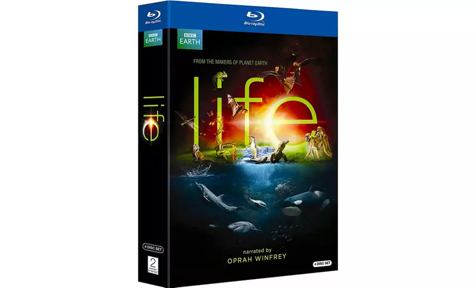 BBC Life 4-Disc DVD or Blu-ray Set Narrated by Oprah Winfrey - Second Medium