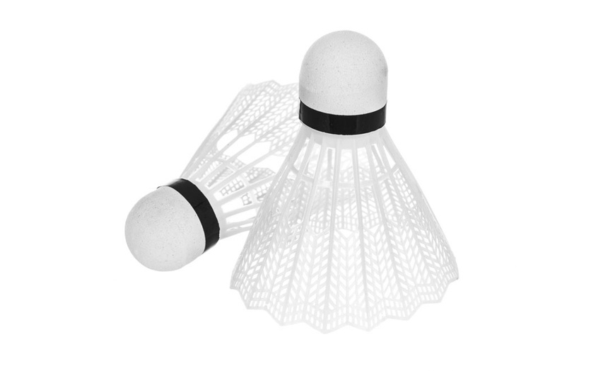 Image 2: Four-Player Badminton Set