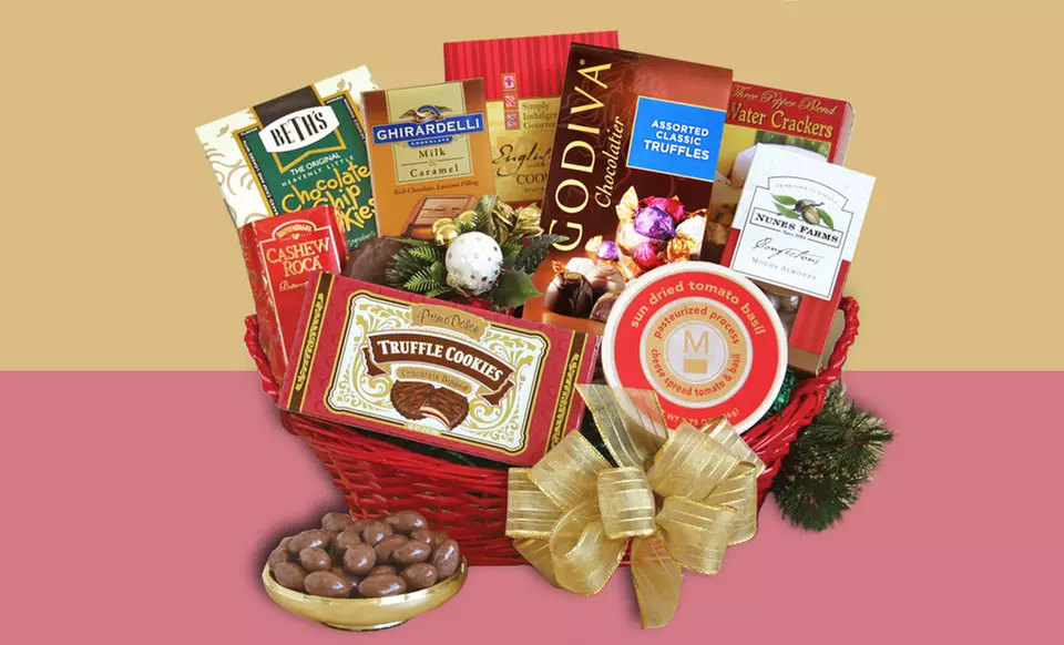 Sensational Season's Greetings Holiday Gift Basket - Primary Image