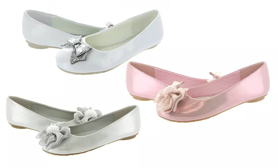 Laura Ashley Girls' Dress Ballet Flats. Multiple Styles Available. Free Returns. - Primary Image