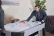 Table air hockey "Deluxe" JT2D de 183 cm avec palets et strikers, livraison offerte - Image 3