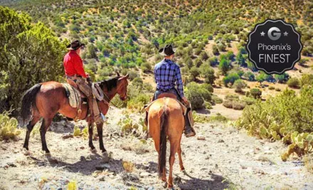 Horseback Trail Rides with Cookouts, or Two-Hour Trail Rides at M Diamond Ranch (Up to 43% Off). Six Options Available. - Primary Image