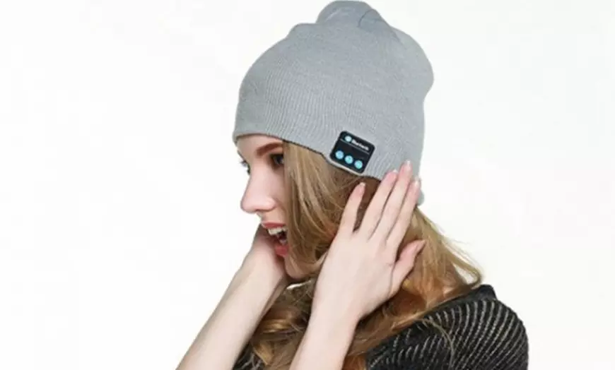Image 11: Gorro con bluetooth