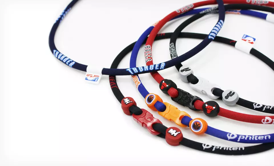 Phiten NBA Titanium Sports Bracelet or Necklace (Up to 60% Off). 50 Options Available. Free Returns. - Primary Image