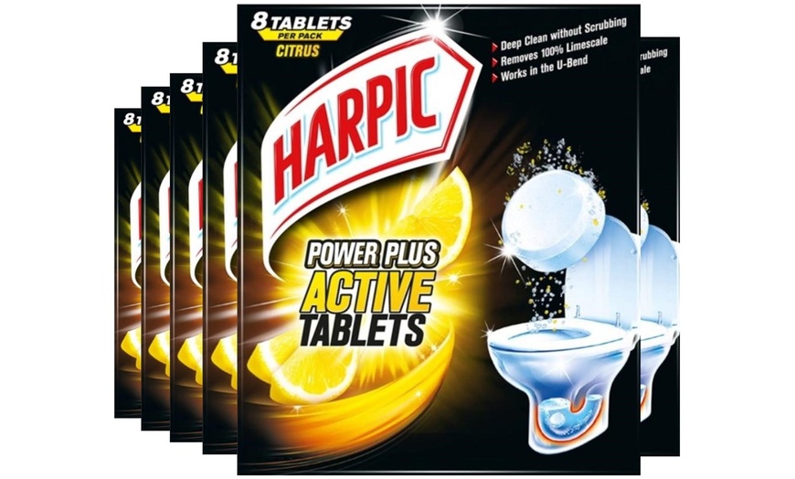 Image 7: 6-, 12- or 24 Packs of Eight-Piece Harpic Power Plus Tablets