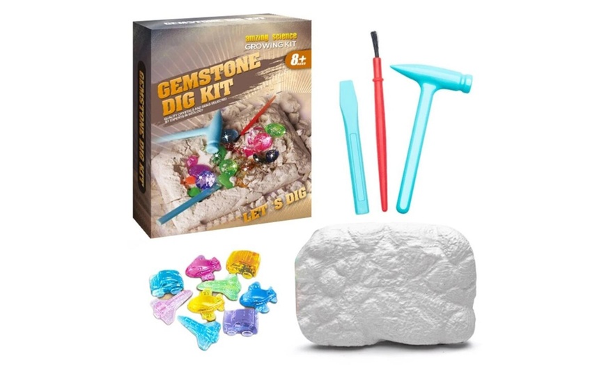 Image 2: Gemstone Digging Kit