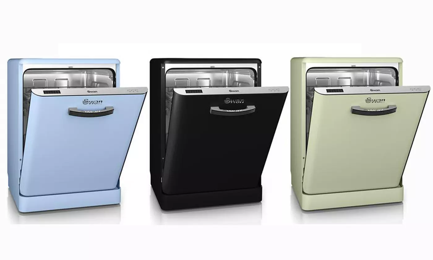 Swan Retro Dishwasher With Free Delivery - Primary Image