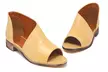 Women's Open-Toe Side-Cutout Flat Booties (Size 7) - Second Medium