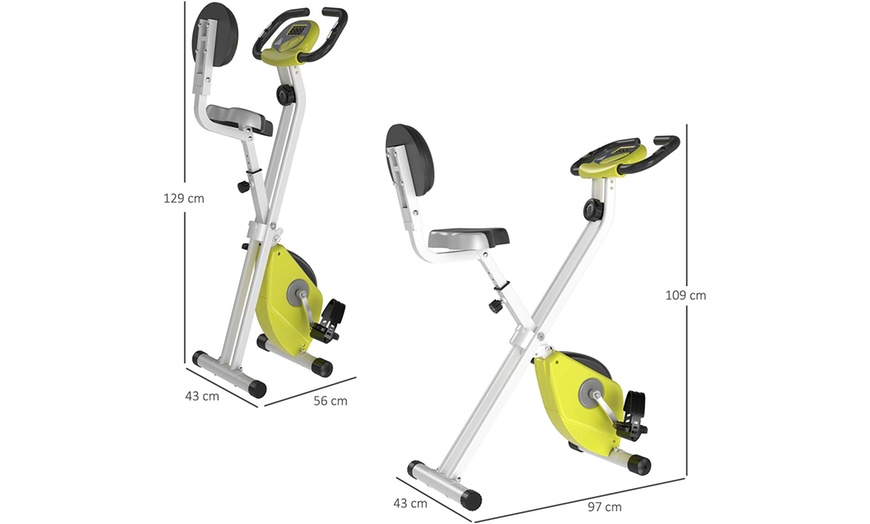 Image 15: Homcom Exercise Bike