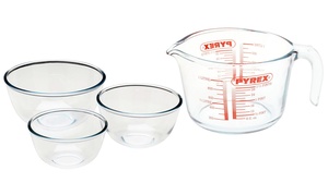 Pyrex Bowl Set with Measuring Jug