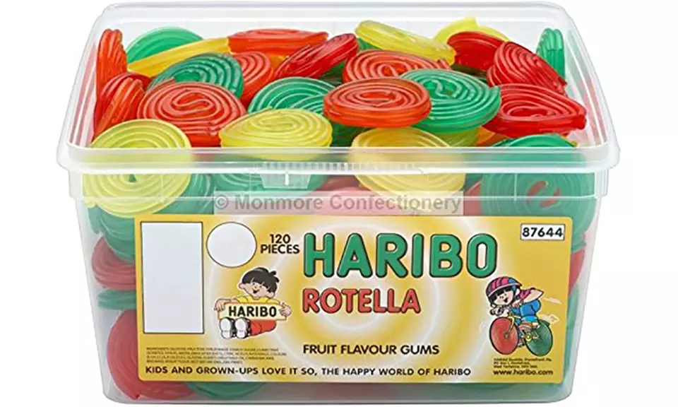 Haribo Gummibärchen in Boxen 2kg oder 250 Stück in der Sorte nach Wahl - Primary Image