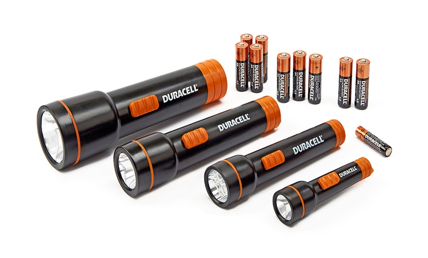 Image 1: Duracell Torch and Battery Set