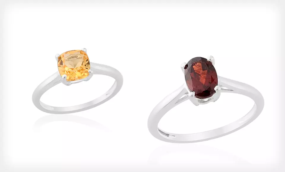 $12.99 for a Solitaire Gemstone Ring ($79.99 List Price). Multiple Options Available. Free Returns. - Second Medium