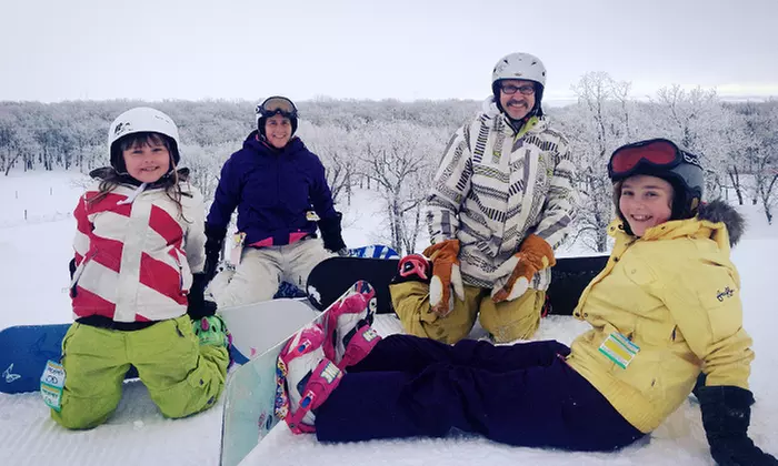 Night Snowboarding Lesson with Rentals and Lift Tickets for Two or Four at Stony Mountain Ski Area (Up to 54% Off) - Primary Image