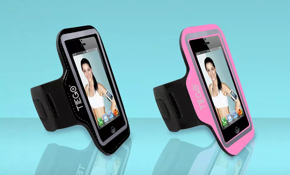 $8.99 for a Tego Reflective Armband for iPhone 5 ($24.99 List Price). Multiple Colors Available. Free Returns. - Primary Image