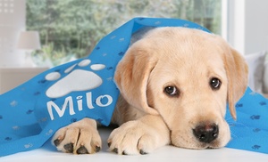 Personalised Fleece Dog Blanket from Printerpix