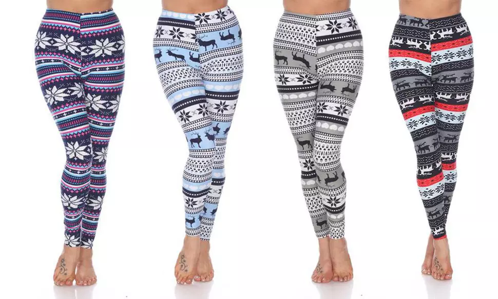 Women's Printed Leggings (Available in Plus Sizes) - Primary Image