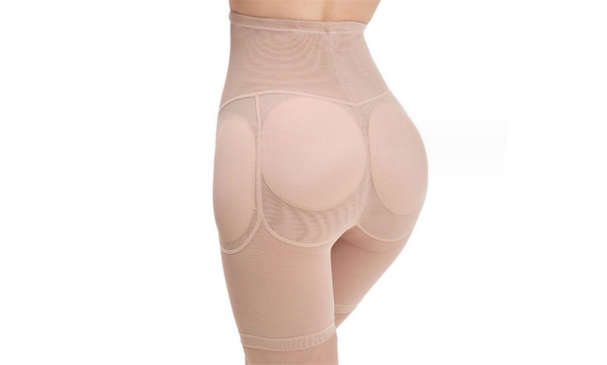 Image 5: Padded Hip and Butt Lifter High-Waisted Shorts Shapewear