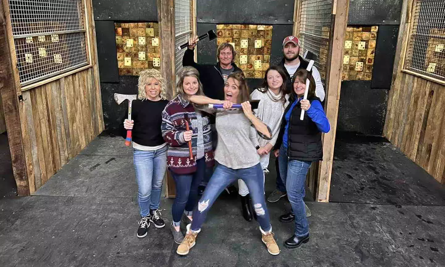 60-Minute Axe Throwing for One Person at The Happy Hive's Buzzin' Suds & Bad Axes (Up to 20% Off) - Primary Image