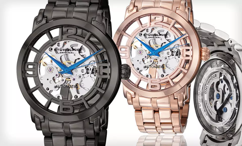 Men's and Women's Stuhrling Skeleton Watches (Up to 83% Off). 11 Options Available. Free Shipping and Free Returns. - Primary Image