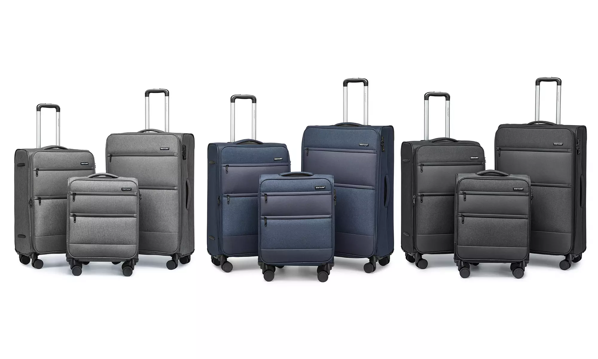 Valises à 4 roues TPE pivotantes et serrure TSA, livraison offerte - Primary Image