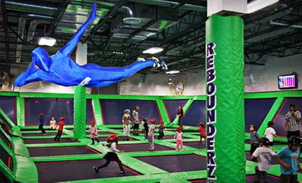 Two Hours of Trampoline Jumping for Two or Four at Rebounderz (Up to 58% Off) - Primary Image