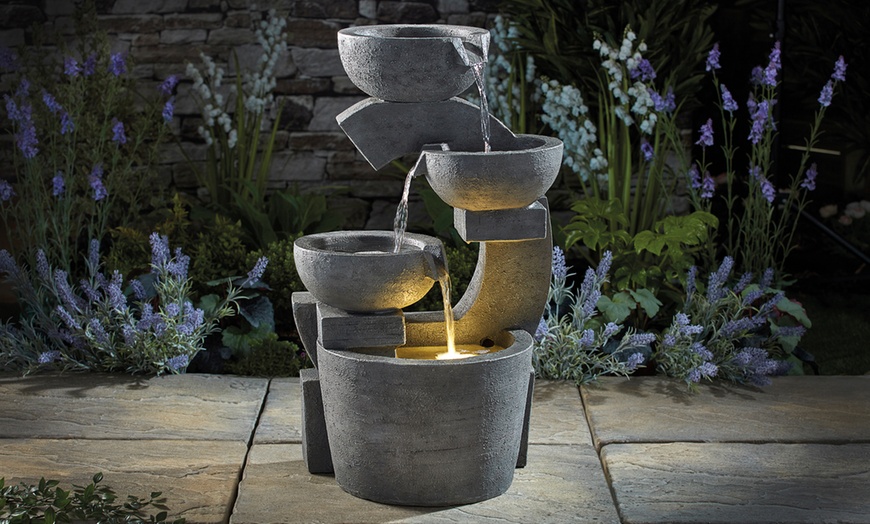 Image 4: Serenity Table Top Cascading Water Feature