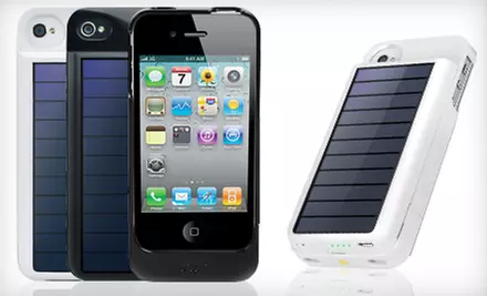$39 for an Eton Mobius Rechargeable Battery Case with Solar Panel for iPhone 4 and 4S ($80 Value). Shipping Included. - Primary Image