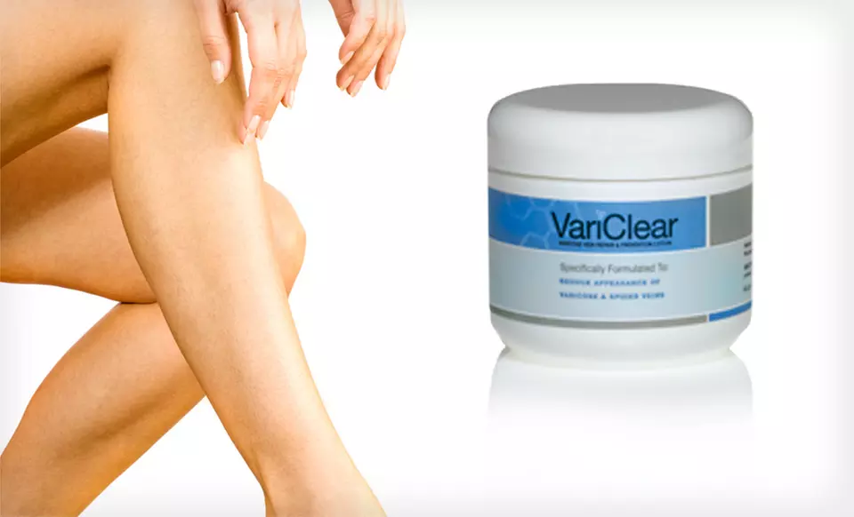 $20 for One 4 Oz. Jar of VariClear Varicose Vein Cream ($44.95 List Price). Free Shipping. - Primary Image