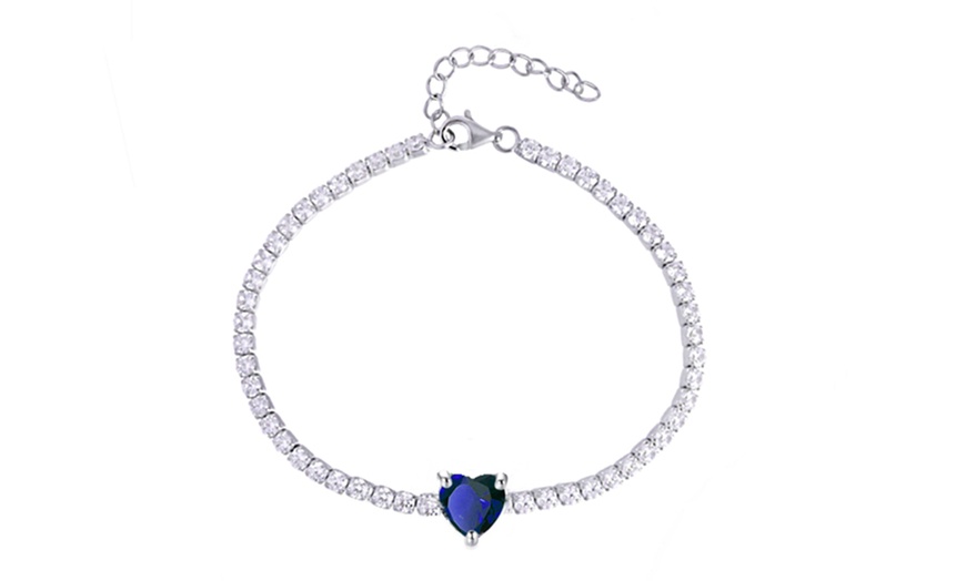 Image 8: Bracciale e collana girocollo Tennis