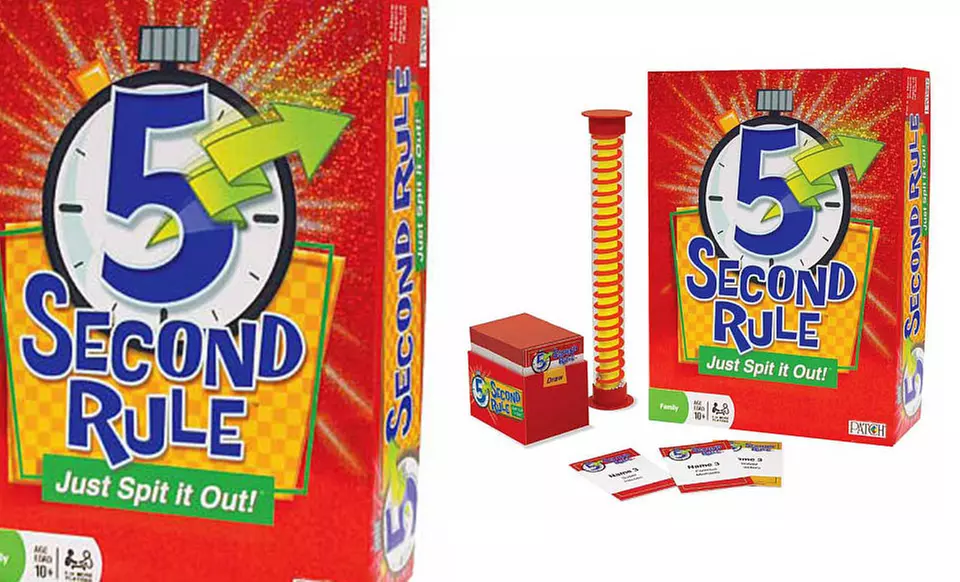5 Second Rule Party Game. Free Returns. - Primary Image