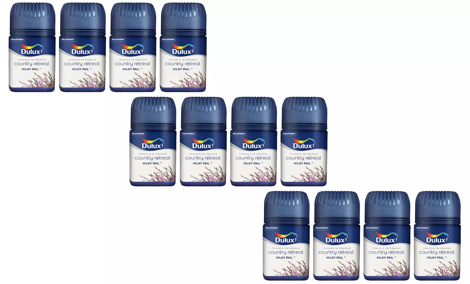 12 Dulux Emulsion Paint Colour Testers Set - Image 7