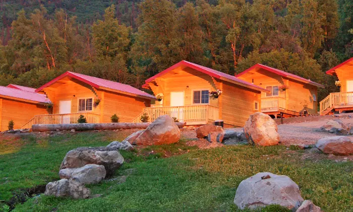 1-Night Stay for Two in a Cabin with Breakfast at Knik River Lodge in Palmer, AK. Combine Up to 2 Nights. - Primary Image
