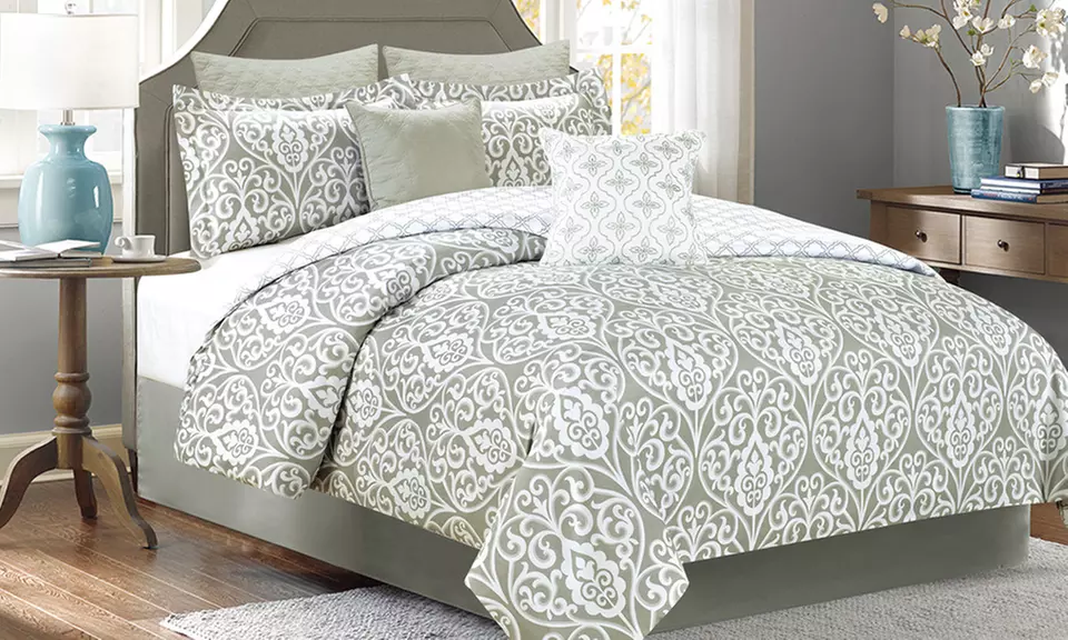 Printed Comforter Set (7-Piece) - Second Medium
