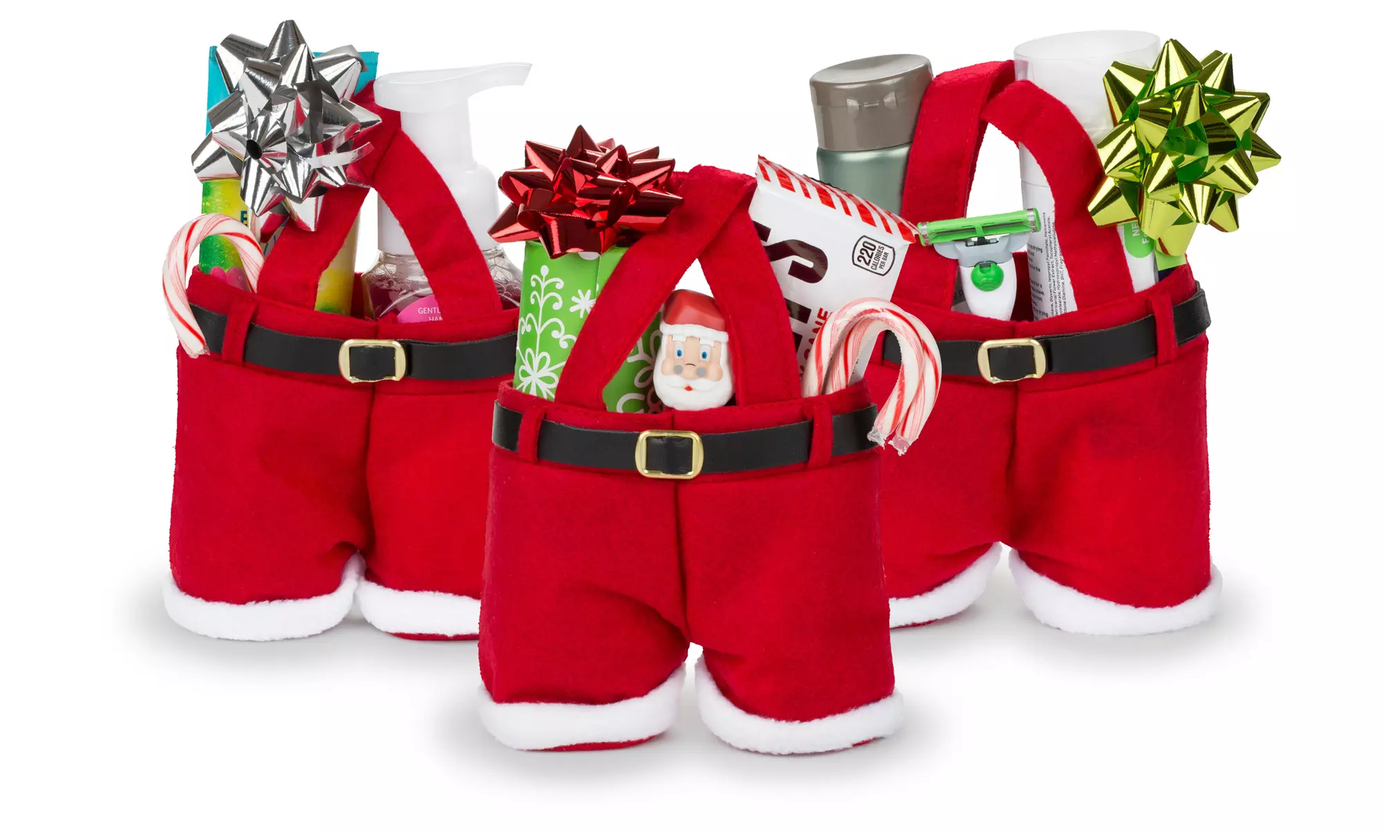 Santa Pants Gift Bags (3-Pack) - Primary Image