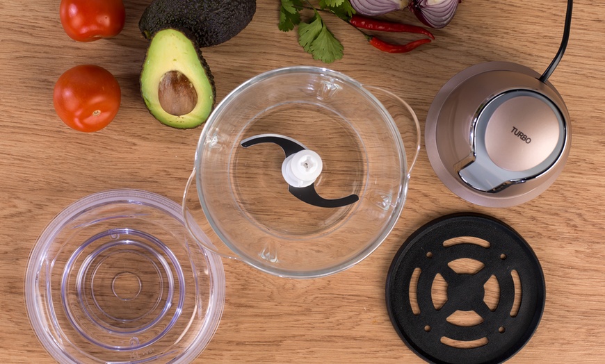 Image 3: Electric Glass Food Chopper